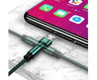USAMS Kabel pleciony obrotowy U60 2A microUSB zielony - 1569074 - zdjęcie 6